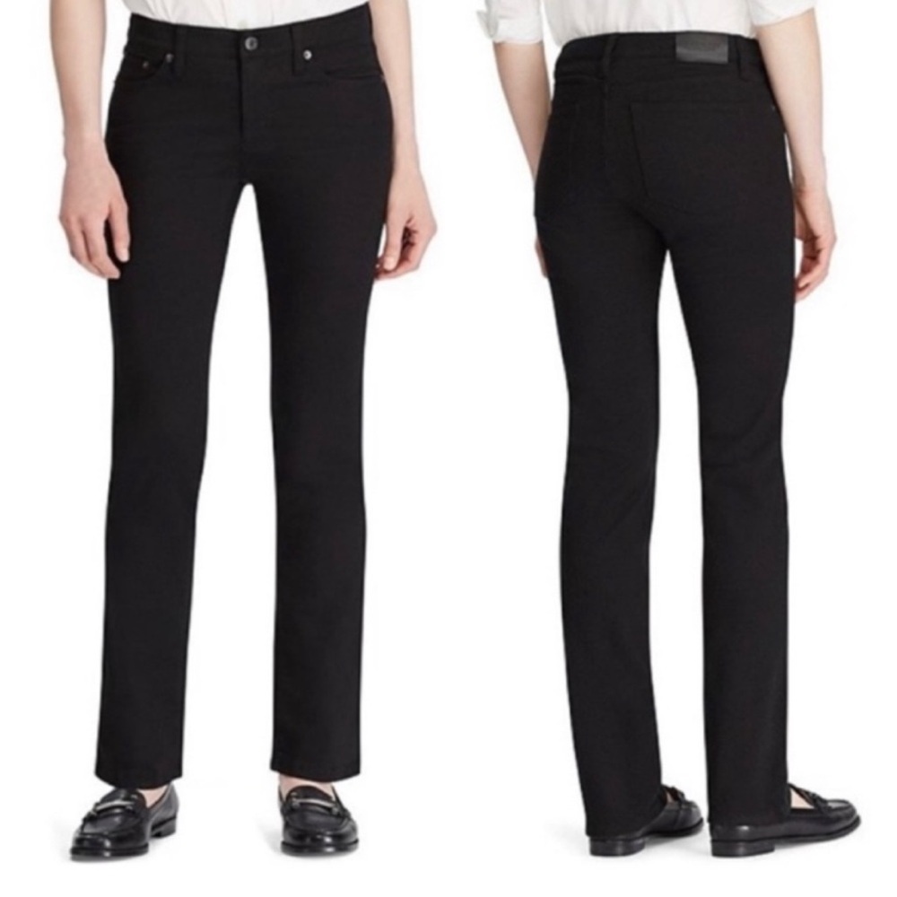 LAUREN RALPH LAUREN Black Modern Slim Jeans- 12